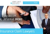 Insurance claim lawyer