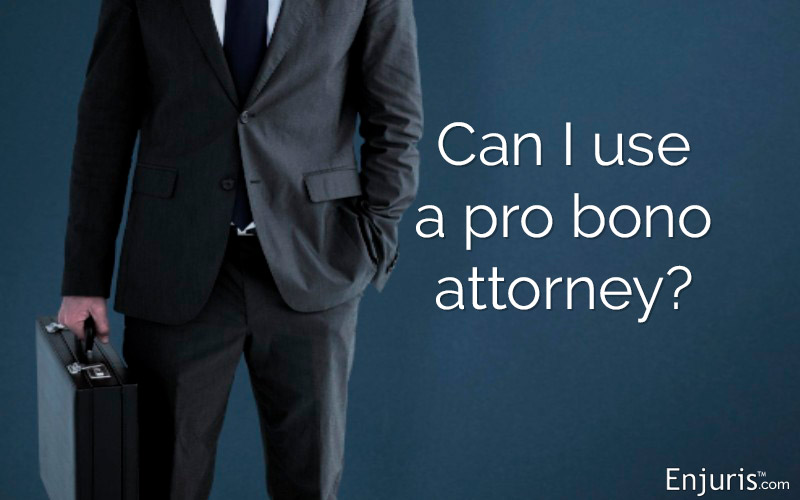 Pro bono lawyer