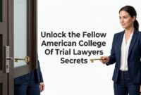 A lawyer unlocking the exclusive secrets of the Trial lawyers institute.