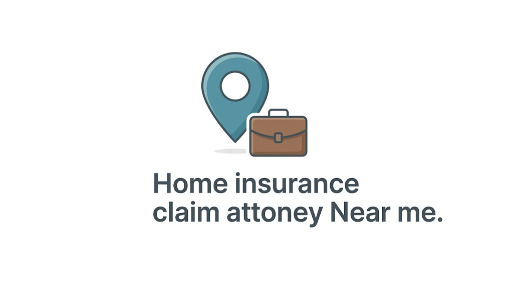 How to effectively search for a local Home insurance claim lawyer near me.