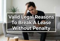 Understanding the legal loopholes on How to break an apartment lease without penalty.