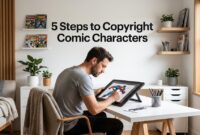 Learning the core legal steps to Copyright Comic Characters and officially register your indie intellectual property.
