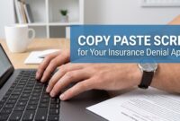 exact-script-insurance-denial-appeal The exact copy and paste script template to use for your Insurance Denial Appeal letter.