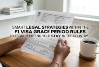 legal-strategies-f1-visa-grace-period-rules Finding smart legal strategies within the F1 Visa Grace Period Rules to legally extend your stay in the country.