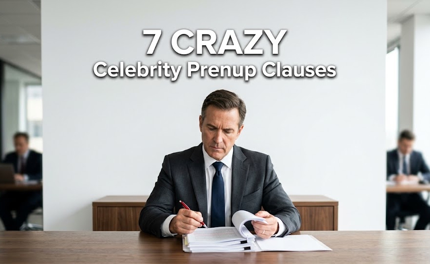 Reviewing the legality of the 7 Crazy Celebrity Prenup Clauses that have made headlines in high profile marriages.