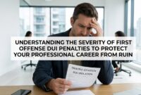 career-impact-first-offense-dui-penalties Understanding the severity of First offense dui penalties to protect your professional career from ruin.