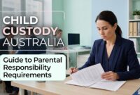 Professional legal consultation regarding child custody Australia laws and parental responsibilities.