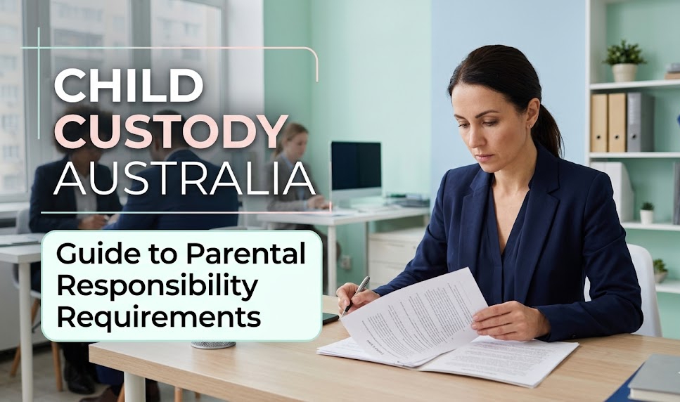 Professional legal consultation regarding child custody Australia laws and parental responsibilities.