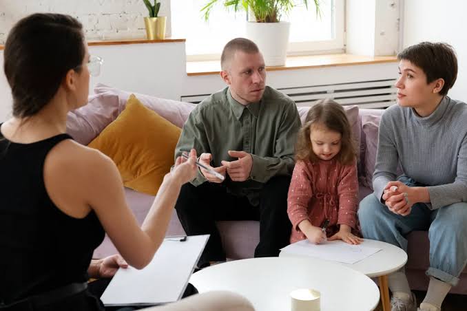 Parents organizing child custody Australia schedules based on age and developmental needs.